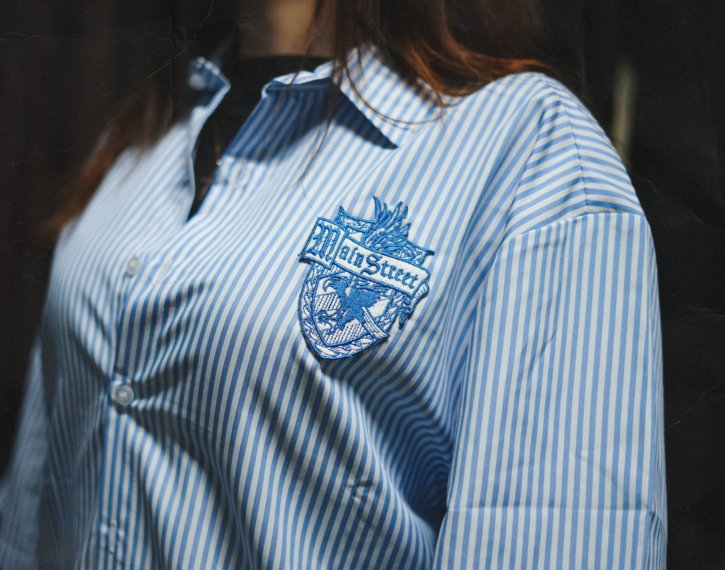 Camicia Manica Corta Corvonero w/ Embroidered Patch