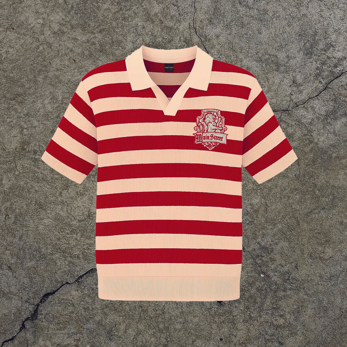 Polo Manica Corta Grifondoro w/ Embroidered Patch