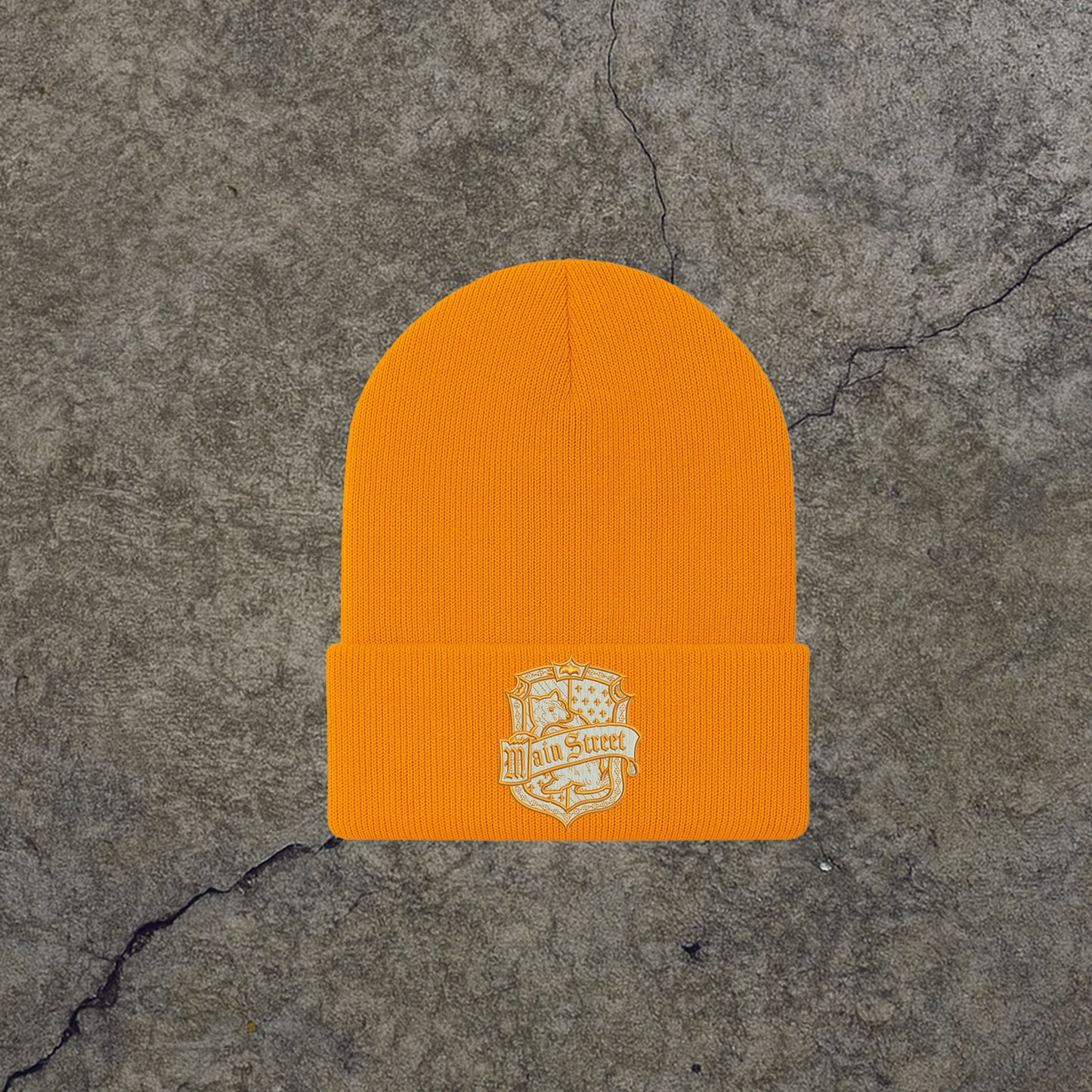 Beanie Tassorosso w/ Embroidered Patch