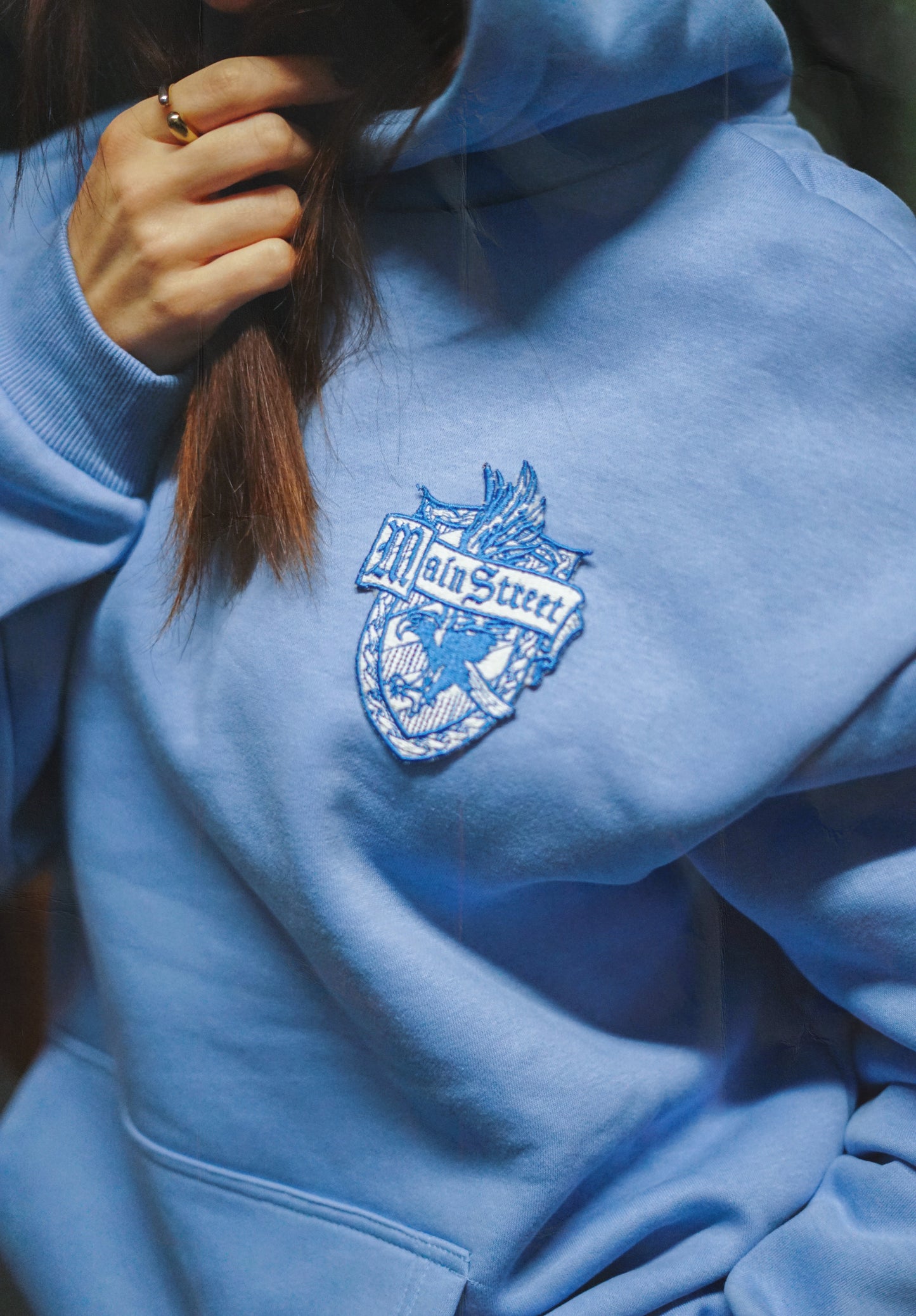 Felpa Corvonero w/ Embroidered Patch