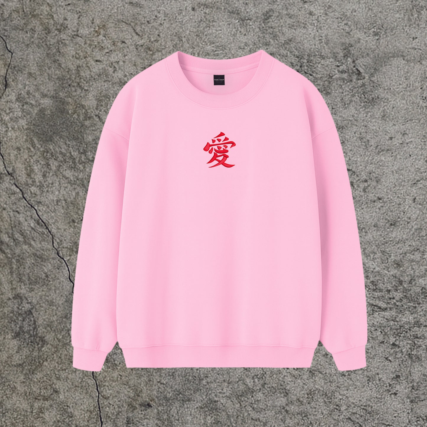 Sweatshirt Crewneck Embroidery Gaara