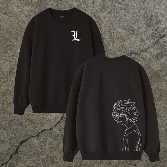 famesale Unisex Death Note Felpa con Cappuccio L·Lawliet famesale Unisex Death Note Felpa con Cappuccio L·Lawliet