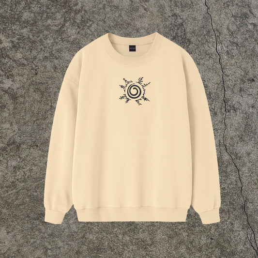Sweatshirt Crewneck Embroidery Naruto