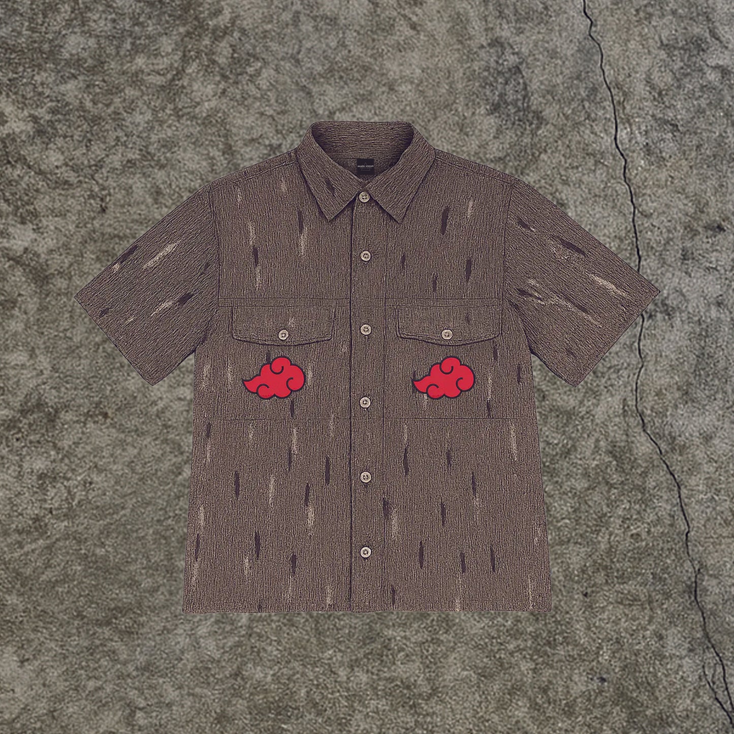 Camicia Akatsuki w/ Embroidered Patch
