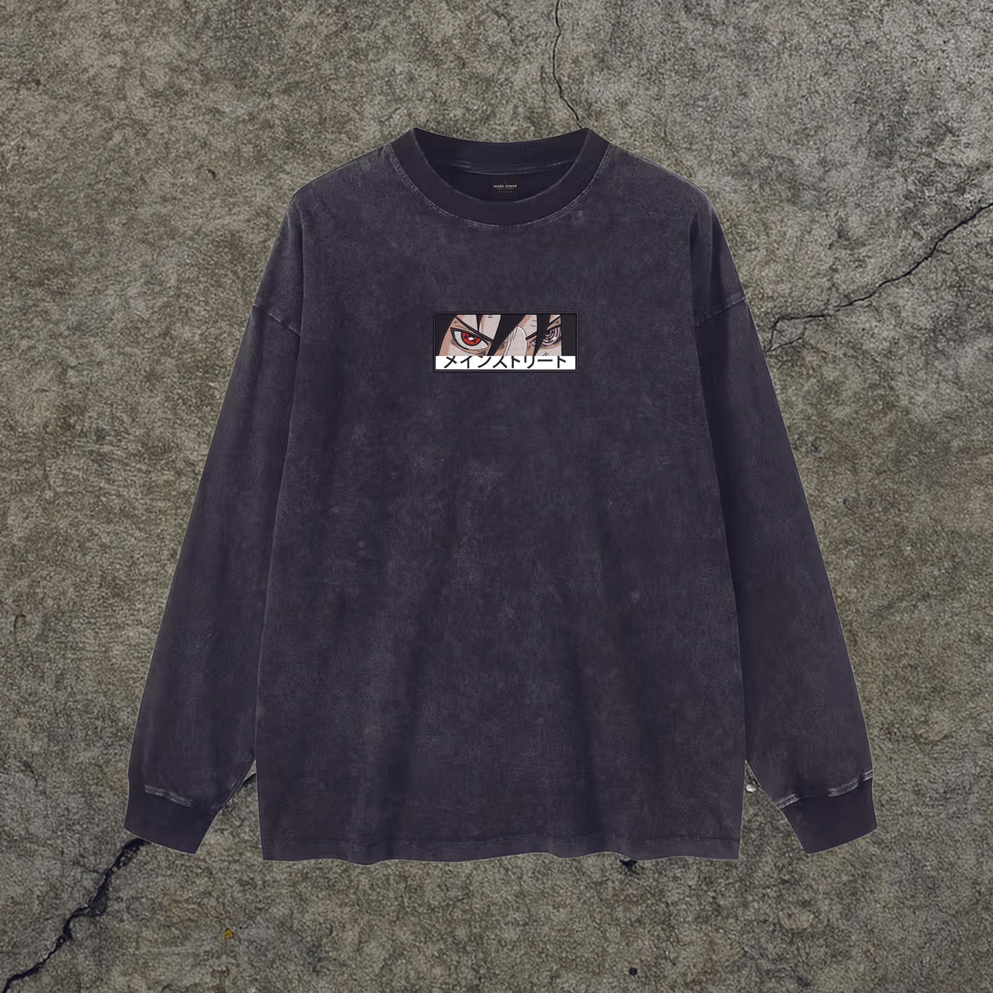 Longsleeve Sasuke w/ Embroidered Patch