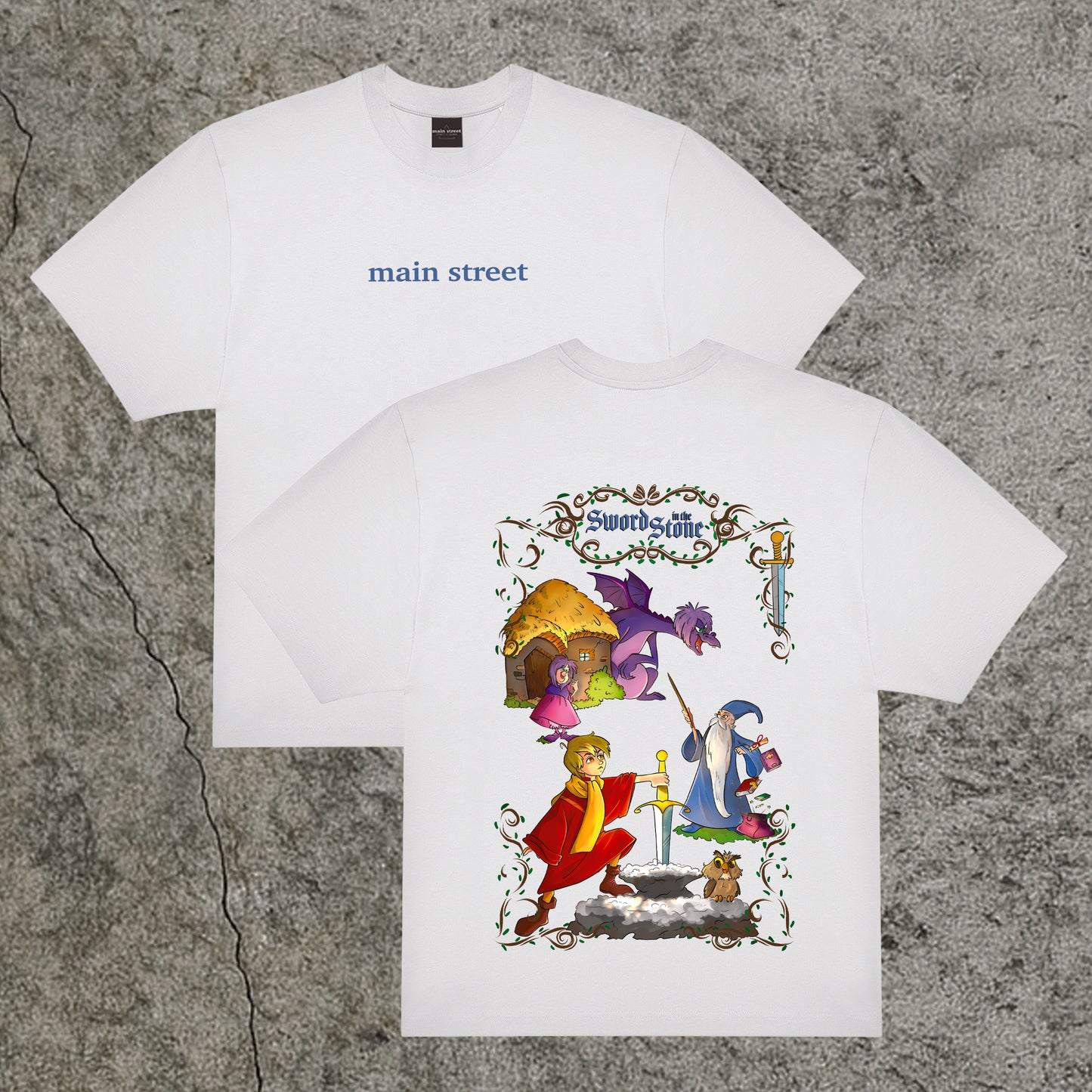 T-Shirt Spada nella Roccia