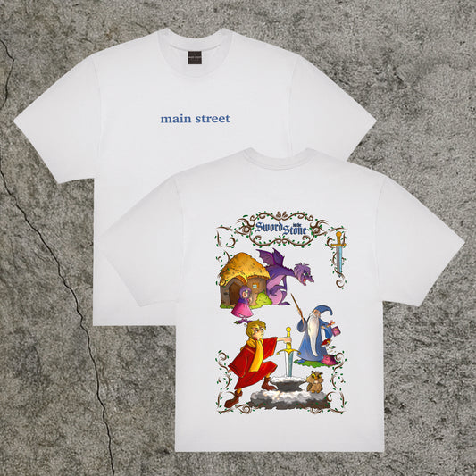 T-Shirt Spada nella Roccia