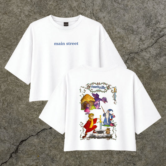 T-Shirt Donna Spada nella Roccia