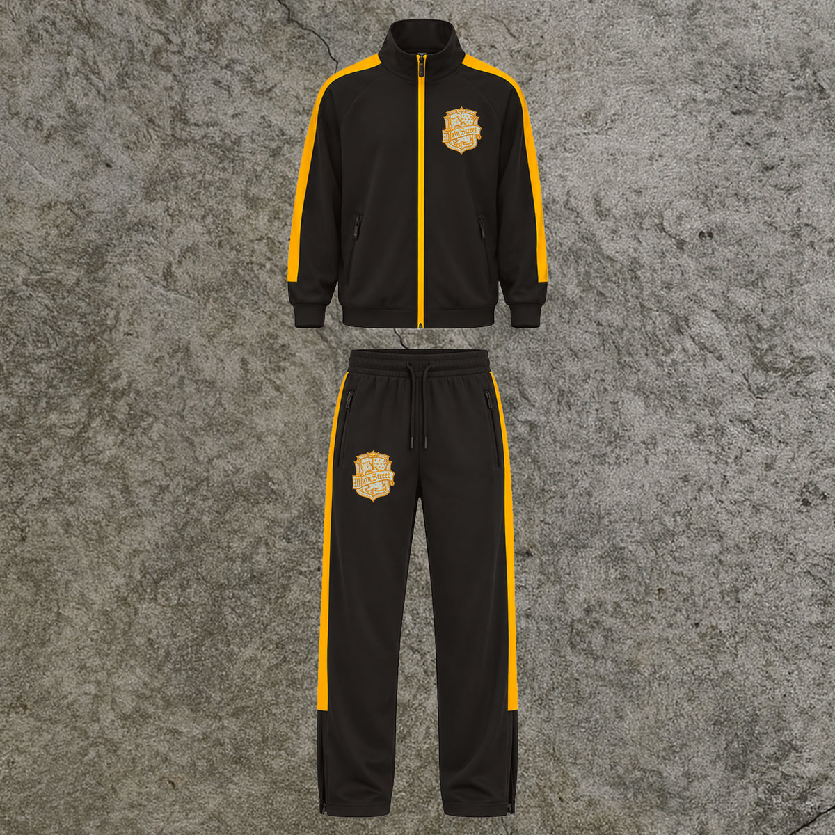 Hufflepuff Tracksuit Set w/ Embroidered Patch