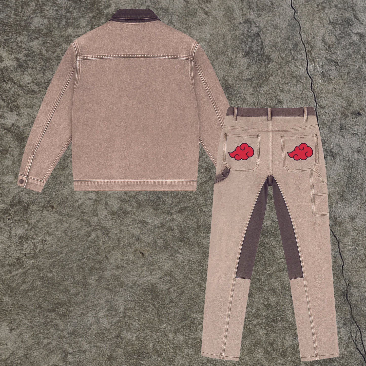 Completo Denim Akatsuki w/ Embroidered Patch