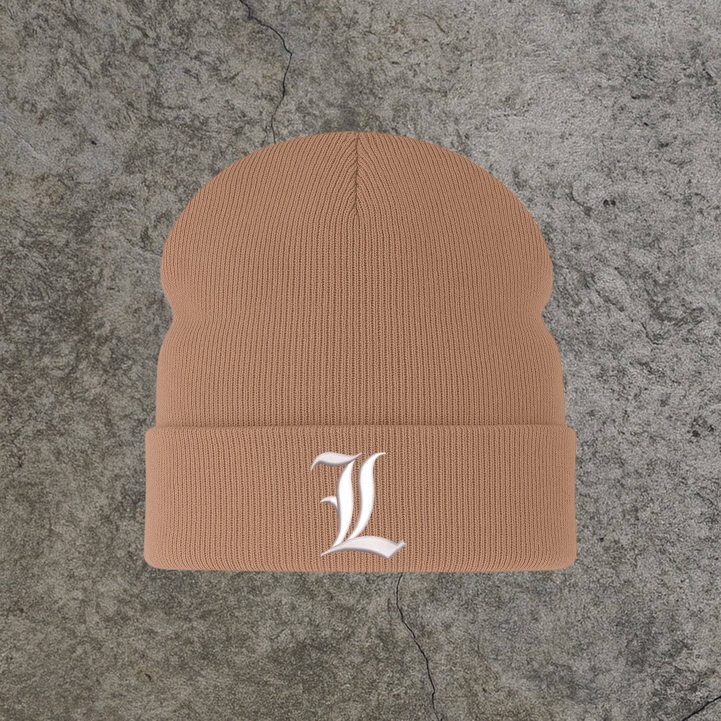 Beanie Embroidered L