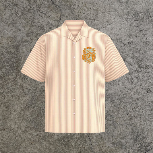 Camicia Manica Corta Tassorosso w/ Embroidered Patch