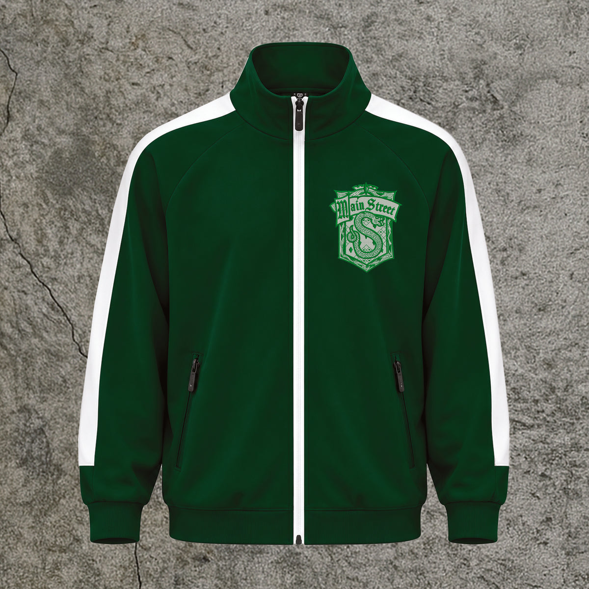 Tracksuit Top Serpeverde w/ Embroidered Patch