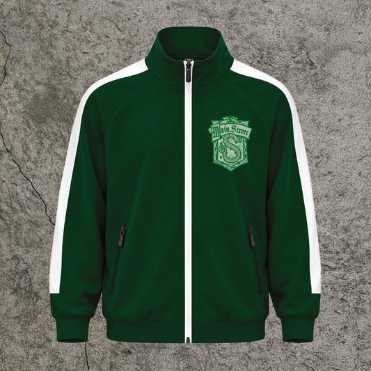 Slytherin Tracksuit Top w/ Embroidered Patch
