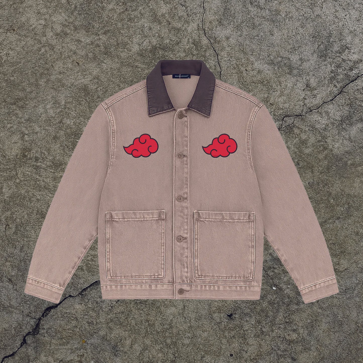 Giacca Denim Akatsuki w/ Embroidered Patch