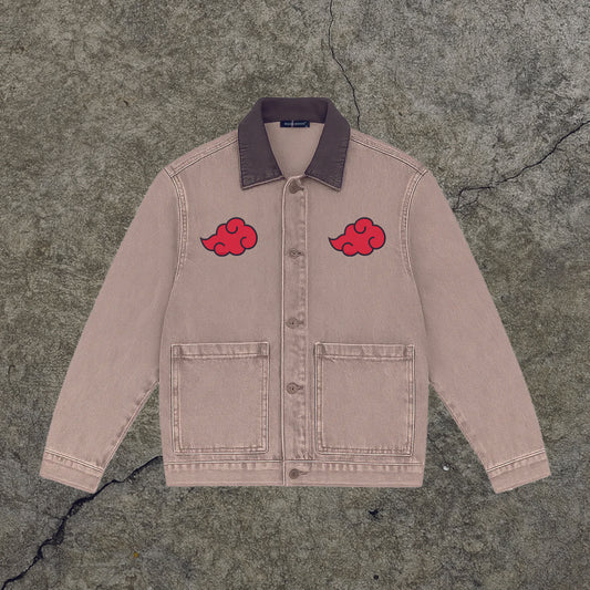 Giacca Denim Akatsuki w/ Embroidered Patch