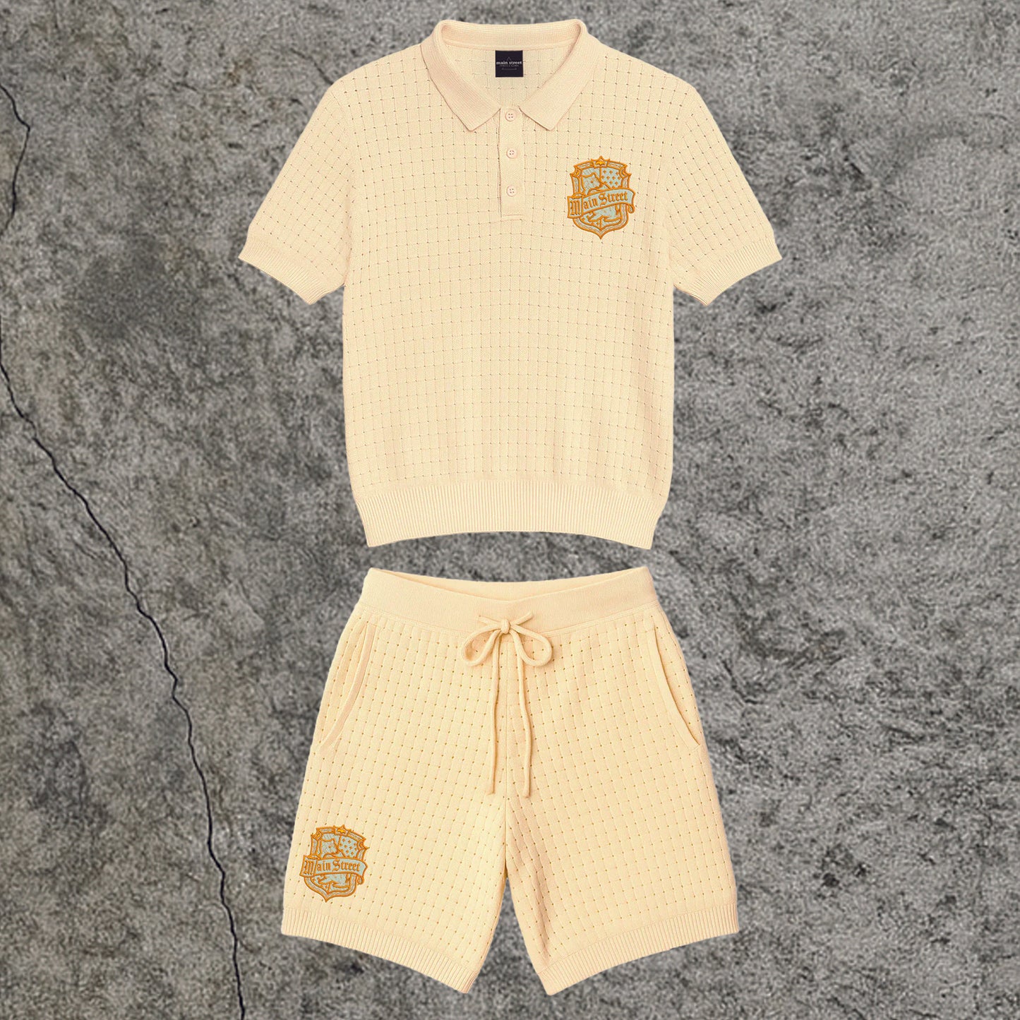 Completo Polo Tassorosso w/ Embroidered Patch